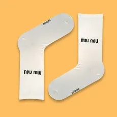 جوراب اسپرت ساقدار miu miu